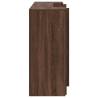 Reception Desk Brown Oak 200x50 cm | Durable & Stylish Design