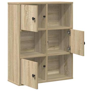 Bookcase Sonoma Oak - Stylish Storage Solution | HipoMarket UK