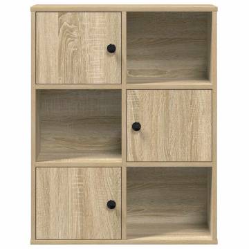 Bookcase Sonoma Oak - Stylish Storage Solution | HipoMarket UK