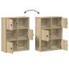 Bookcase Sonoma Oak - Stylish Storage Solution | HipoMarket UK