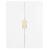 Stylish Highboard High Gloss White | HipoMarket