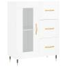 Stylish Highboard High Gloss White | HipoMarket