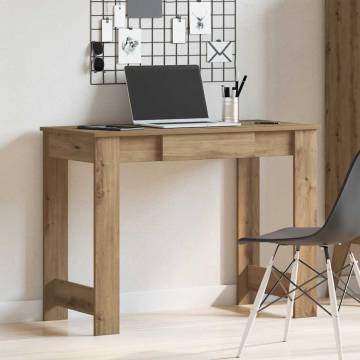 Artisan Oak Desk 100x45x75 cm - Stylish & Durable Office Desk