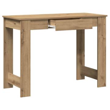 Artisan Oak Desk 100x45x75 cm - Stylish & Durable Office Desk