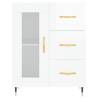 Stylish Highboard High Gloss White | HipoMarket