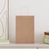 250 pcs Brown Paper Bags with Handles | Eco-Friendly Packaging