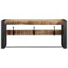 Coat Rack 80x35 cm - Solid Rough Wood Mango | HipoMarket