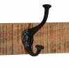 Coat Rack 80x35 cm - Solid Rough Wood Mango | HipoMarket