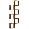 Wall Cube Shelves 6 pcs Smoked Oak - Stylish Storage Solution