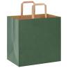 Eco-Friendly Green Paper Bags with Handles - 250 pcs | HipoMarket