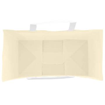 Durable Yellow Paper Bags with Handles - 250 pcs | HipoMarket