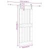 Solid Wood Sliding Door 90x210 cm | Hardware Set Included