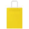 Durable Yellow Paper Bags with Handles - 250 pcs | HipoMarket