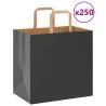  Paper Bags 250 pcs with Handles Black 26x17x25 cm Colour black Size 26 x 17 x 25 cm Quantity in Package 250 