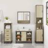 3 Piece Bathroom Furniture Set in Sonoma Oak - Hipomarket