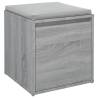 Box Drawer Grey Sonoma | Stylish Storage Solution 40.5x40 cm