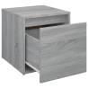 Box Drawer Grey Sonoma | Stylish Storage Solution 40.5x40 cm