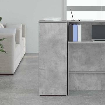 Concrete Grey Storage Cabinet - 40x45x103.5 cm | HipoMarket