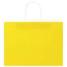 Yellow Paper Bags with Handles - 50 pcs | HipoMarket UK