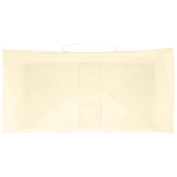 Yellow Paper Bags with Handles - 50 pcs | HipoMarket UK