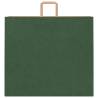 Eco-Friendly Green Paper Bags with Handles - 50 pcs