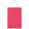 Pink Paper Bags with Handles - 250 pcs (21x11x31 cm)