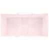 Pink Paper Bags with Handles - 250 pcs (21x11x31 cm)