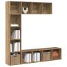 Stylish 3-Piece Book Cabinets in Artisan Oak - HipoMarket