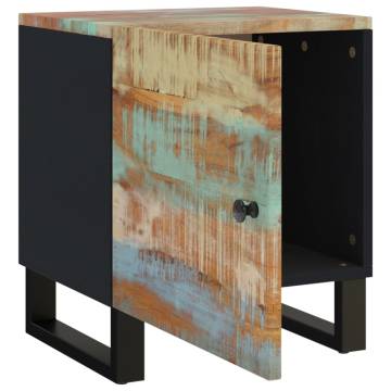 Industrial Solid Wood Bedside Cabinets - Set of 2 | HipoMarket