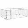  Outdoor Dog Kennel with Door 3x2x1 m Galvanised Steel Size 3 x 2 x 1 m 