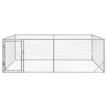 Outdoor Dog Kennel 3x2x1m | Galvanised Steel for Safety