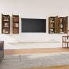 Stylish Smoked Oak TV Cabinets - 4 pcs | Hipomarket UK