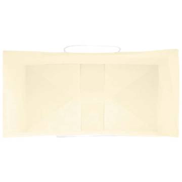 Paper Bags 250 pcs with Handles - Yellow Kraft Bags