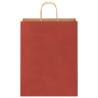 50 Red Paper Bags with Handles | Eco-Friendly & Durable