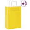  Paper Bags 50 pcs with Handles Yellow 21x11x31 cm Colour yellow Size 21 x 11 x 31 cm Quantity in Package 50 