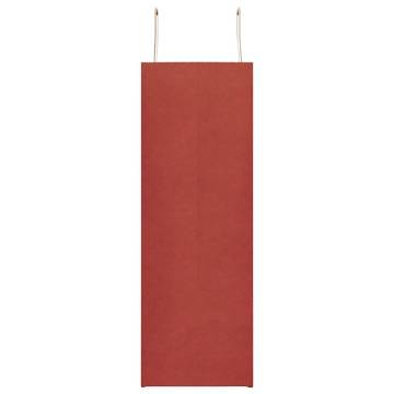 Red Paper Bags with Handles - 250 pcs | Sustainable & Durable