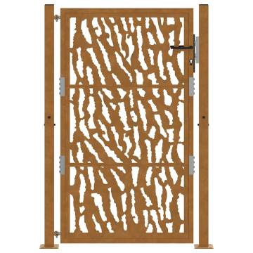 Garden Gate 105x155 cm Weathering Steel Trace Design | HipoMarket