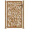 Garden Gate 105x155 cm Weathering Steel Trace Design | HipoMarket