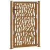 Garden Gate 105x155 cm Weathering Steel Trace Design | HipoMarket