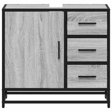 Bathroom Sink Cabinet Grey Sonoma - Elegant & Durable