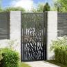  Garden Gate Black 105x180 cm Steel Trace Design Colour steel/black Size 105 x 180 cm Model trace design 