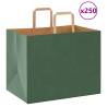  Paper Bags 250 pcs with Handles Green 32x22x24 cm Colour green Size 32 x 22 x 24 cm Quantity in Package 250 