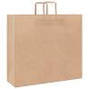 Brown Paper Bags with Handles – 250 Pcs | Eco-Friendly Choice