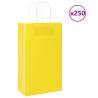  Paper Bags 250 pcs with Handles Yellow 21x11x36 cm Colour yellow Size 21 x 11 x 36 cm Quantity in Package 250 