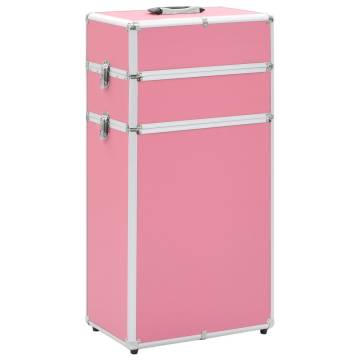 Aluminium Pink Make-up Trolley - Stylish & Practical Storage