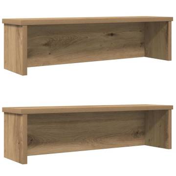 Stackable Kitchen Racks - 2 pcs Artisan Oak | Hipomarket UK