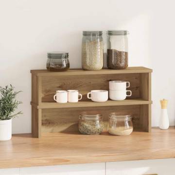 Stackable Kitchen Racks - 2 pcs Artisan Oak | Hipomarket UK