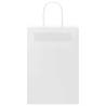 Paper Bags with Handles - 250 pcs White | HipoMarket