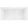 Paper Bags with Handles - 250 pcs White | HipoMarket