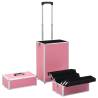 Aluminium Pink Make-up Trolley - Stylish & Practical Storage